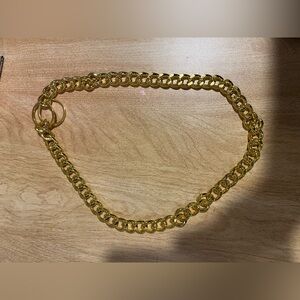 26 inch shiny gold dog collar new in package